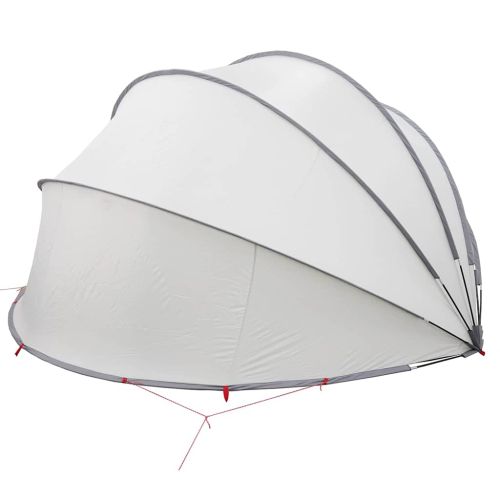 Купол за басейн Сив и оранжев 430 x 430 x 210 см