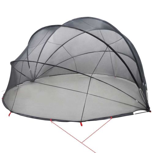Купол за басейн Черно 500 x 500 x 236 см