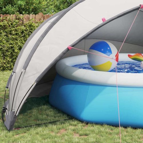 Купол за басейн Сив и оранжев 546 x 516 x 250 см