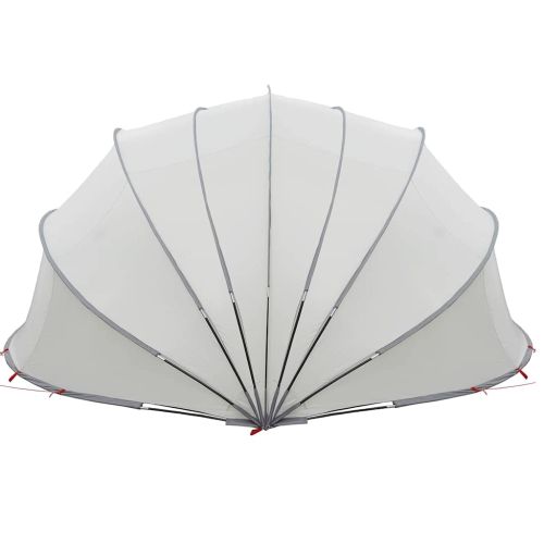 Купол за басейн Сив и оранжев 592 x 590 x 275 см