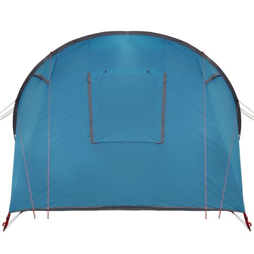 Тунелна палатка с покрив Синьо и сиво 740 x 370 x 220 см
