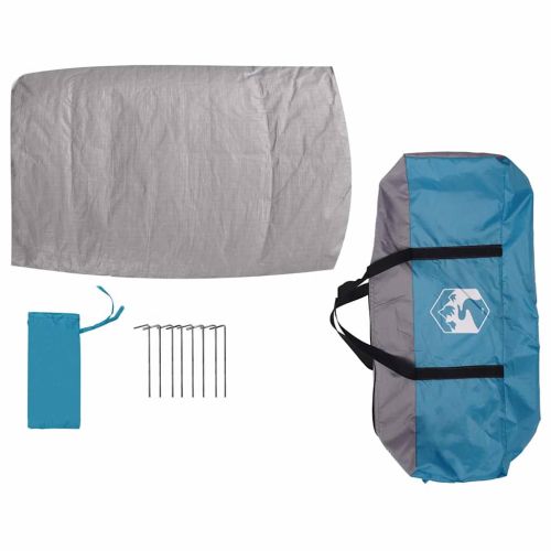 Вътрешна палатка с покрив Синьо и сиво 300 x 300 x 250 см