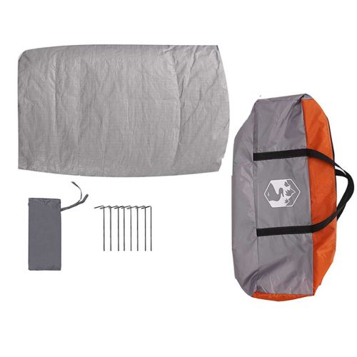 Вътрешна палатка с покрив Сив и оранжев 300 x 300 x 250 см