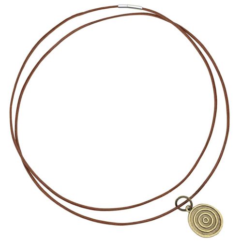 Кожена връв Светло кафяво Ø1,5 мм x 10 м Кожа