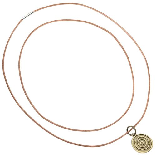 Кожена връв Кафяво Ø1 мм x 50 м Кожа