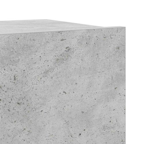 Комплект ТВ шкафове от 7 части, бетонно сив, инженерно дърво