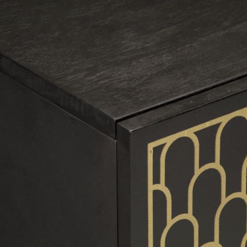 Странични шкафове 3 бр 60x33x75 см манго масивно дърво