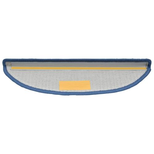 Изтривалки за стълби, 20 бр., 56x17x3 см, сини, полукръгли