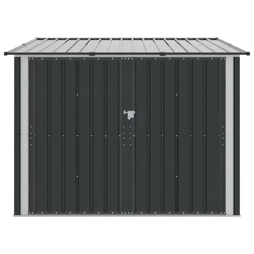 Приют за велосипеди 3 pcs Антрацит 215 x 206 x 157 см Метал