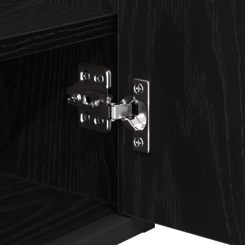 Комплект мебели за баня с чекмедже Черния дъб Инженерно дърво