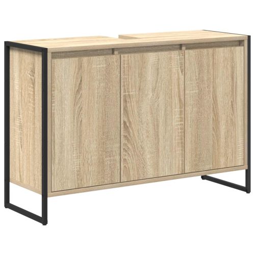 Комплект мебели за баня с чекмедже Сонома дъб Инженерно дърво