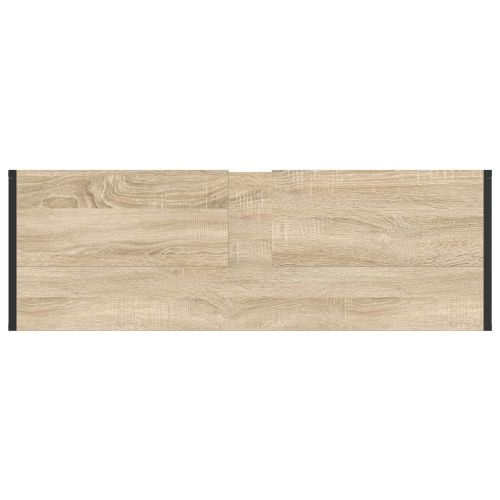 Комплект мебели за баня с чекмедже Сонома дъб Инженерно дърво