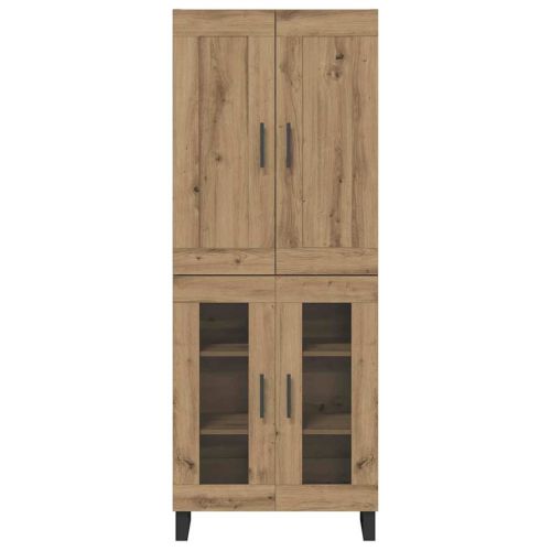 Висок шкаф Дъб 69,5 x 34 x 180 см Инженерно дърво