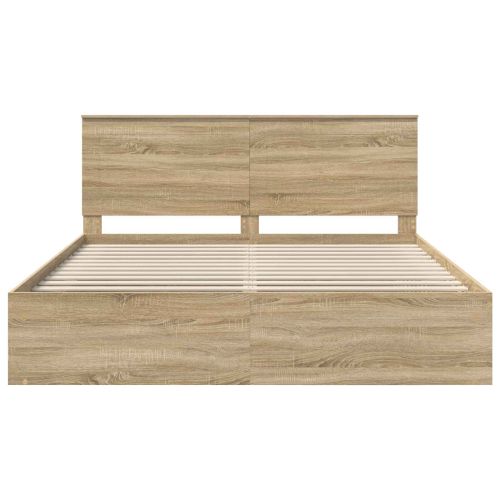 Рамка за легло Сонома 180 x 200 cm Солидно борово дърво