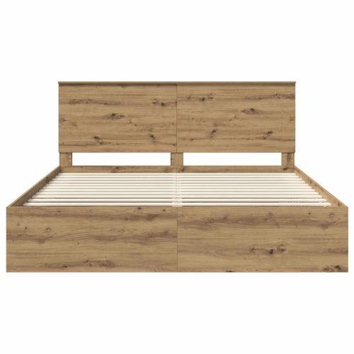Рамка за легло Дъб Артизан 180 x 200 cm Солидно борово дърво