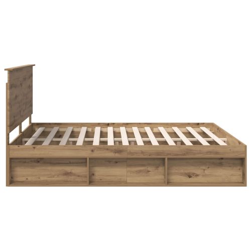 Рамка за легло Дъб Артизан 180 x 200 cm Солидно борово дърво