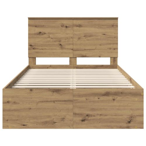 Рамка за легло Дъб Артизан 120 x 200 cm Солидно борово дърво