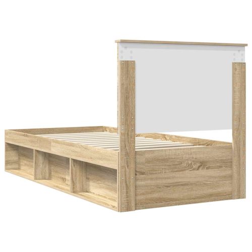 Рамка за легло Сонома 100 x 200 cm Солидно борово дърво