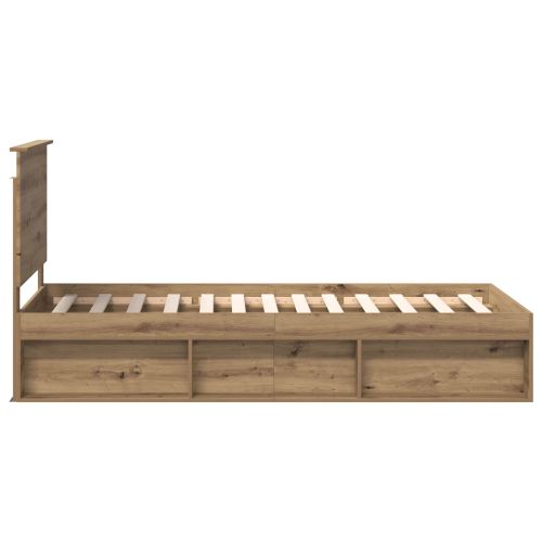 Рамка за легло Дъб Артизан 75 x 190 cm Солидно борово дърво