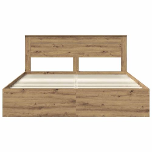 Рамка за легло Дъб Артизан 180 x 200 cm Солидно борово дърво