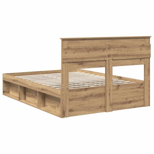 Рамка за легло Дъб Артизан 150 x 200 cm Солидно борово дърво