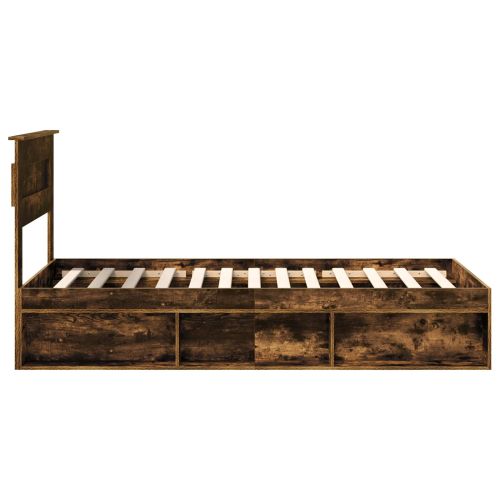 Рамка за легло Димян дъб 90 x 190 cm Солидно борово дърво