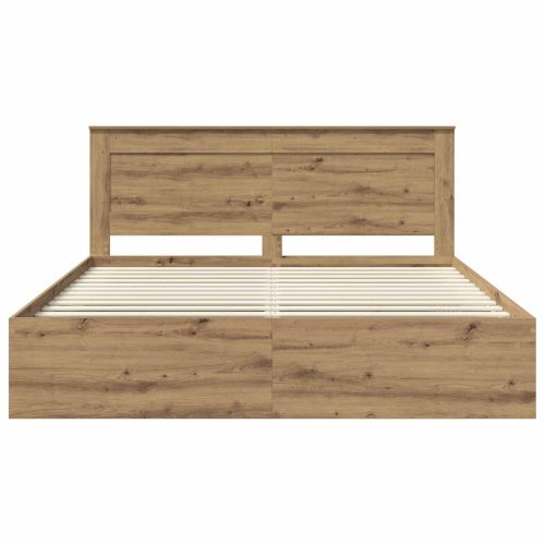 Рамка за легло Дъб Артизан 180 x 200 cm Солидно борово дърво