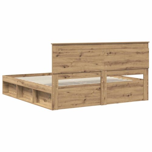 Рамка за легло Дъб Артизан 180 x 200 cm Солидно борово дърво