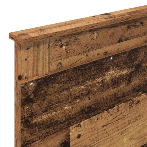 Рамка за легло Старо дърво 90 x 190 cm Солидно борово дърво