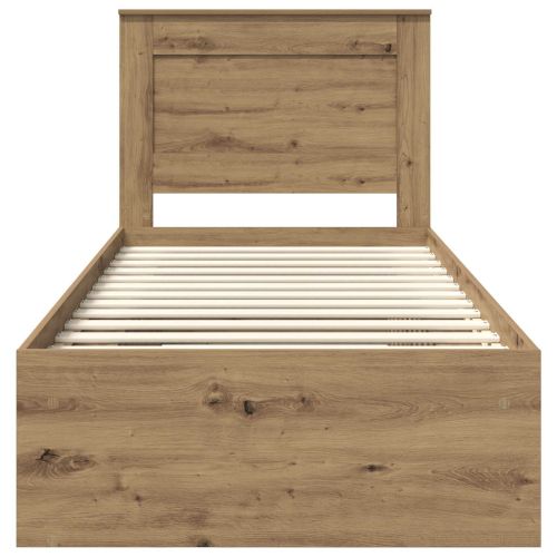 Рамка за легло Дъб Артизан 90 x 200 cm Солидно борово дърво