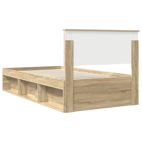 Рамка за легло Сонома 100 x 200 cm Солидно борово дърво