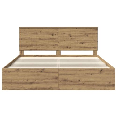 Рамка за легло Дъб Артизан 180 x 200 cm Солидно борово дърво