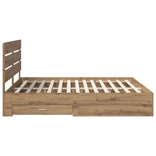 Рамка за легло с чекмедже Дъб 180 x 200 cm Инженерно дърво
