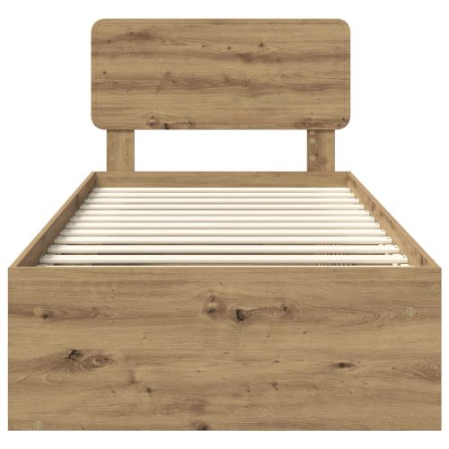Рамка за легло Дъб Артизан 90 x 190 cm Солидно борово дърво