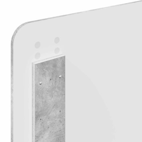 Рамка за легло Бетоново сиво 75 x 190 cm Солидно борово дърво