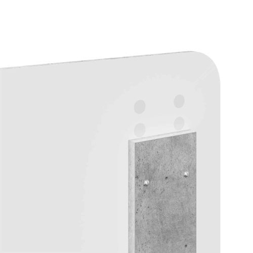 Рамка за легло Бетон 160 x 200 cm Солидно борово дърво