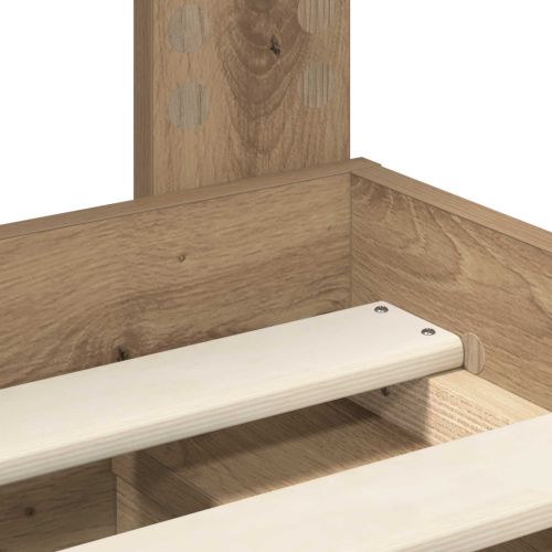 Рамка за легло Дъб Артизан 120 x 190 cm Солидно борово дърво