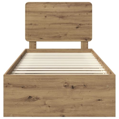 Рамка за легло Дъб Артизан 100 x 200 cm Солидно борово дърво