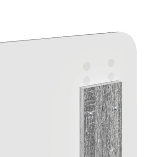 Рамка за легло Сив Сонома 150 x 200 cm Инженерно дърво