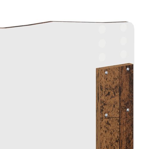 Рамка за легло Старо дърво 135 x 190 cm Инженерно дърво