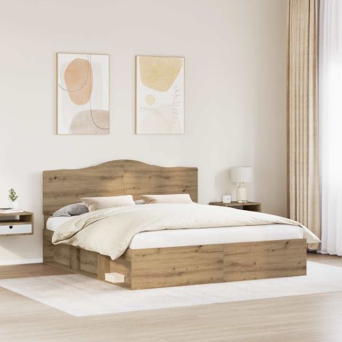 Рамка за легло Дъб Артизан 180 x 200 cm Солидно борово дърво