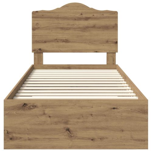 Рамка за легло с таблото Дъб 100 x 200 cm Инженерно дърво