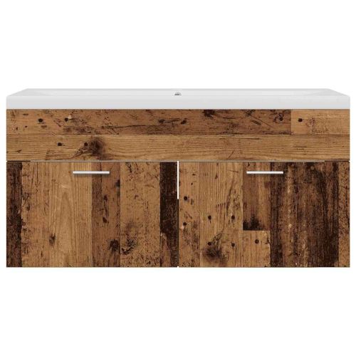 Шкаф за баня Старо дърво 100 x 38,5 x 46 cm Инженерно дърво