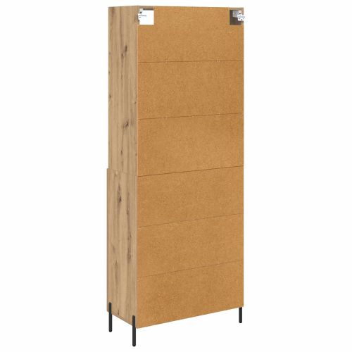 Висок шкаф Дъб 69,5 x 32,5 x 180 см Инженерно дърво