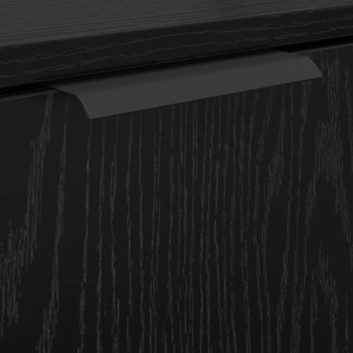 Комплект мебели за баня 3 pcs Черния дъб Инженерно дърво