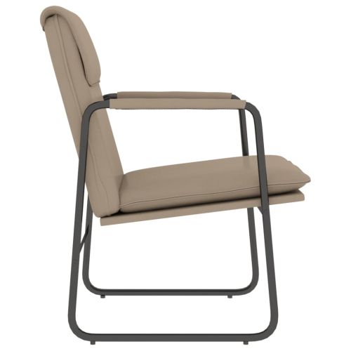 Стол шезлонг, капучино, 55x64x80 см, изкуствена кожа