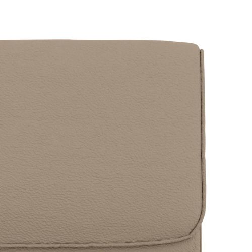 Стол шезлонг, капучино, 55x64x80 см, изкуствена кожа