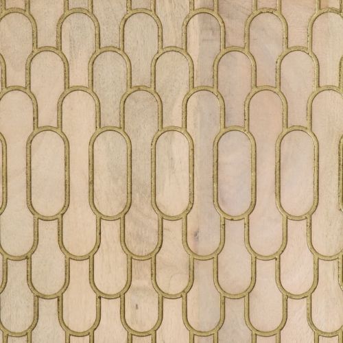 Страничен шкаф 60x33x75 см манго масивно дърво