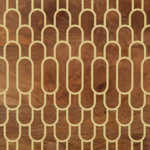 Нощно шкафче, 40x33x46 см, масивно мангово дърво