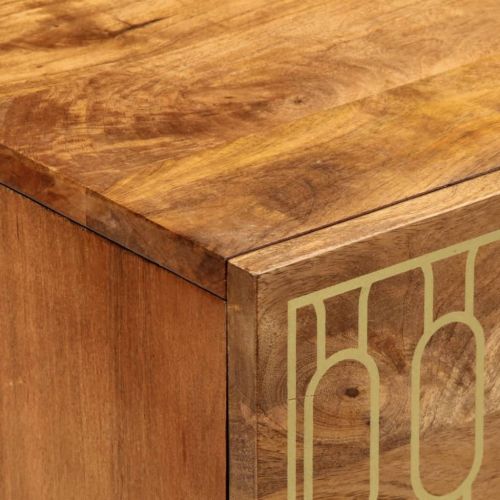 Нощно шкафче 50x33x60 см мангово дърво масив